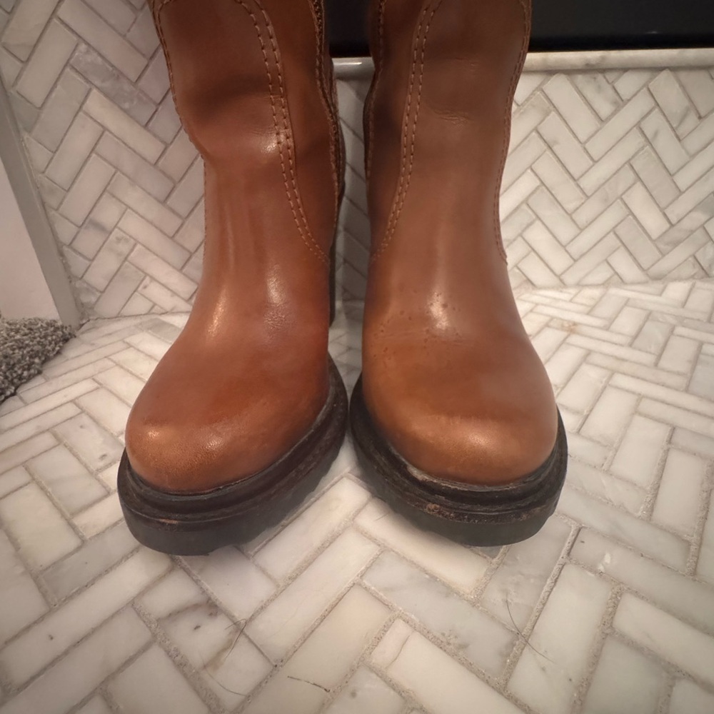 Tory Burch Brown Heeled Boots- 6.5.  Like new! - Picture 6 of 15